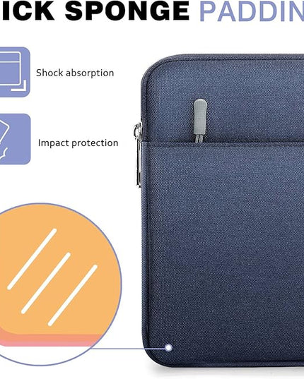 MoKo 9-11 Inch Tablet Sleeve Bag Carrying Case Fits New 11 inch iPad Air M3, iPad A16 2025, iPad Pro 11 M4/Air M2, iPad Air 5/4/3th, iPad 10/9/8/7th, Indigo