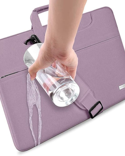 Hseok 17.3 Inch Laptop Shoulder Bag for Most 17.3" Dell Asus HP Lenovo Notebooks, Purple