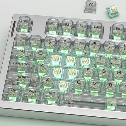 Outemu Pomelo V3 Pro Slient Switch,5 Pin 35gf Quiet Pre-lubed Dustproof Tactile Switch,Suitable for MX Mechanical Gaming Keyboards(45Pcs)