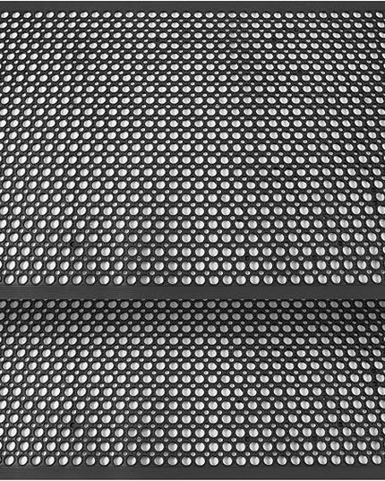 Anti Fatigue Rubber Floor Mat 2 Pack Restaurant Kitchen Mats for Floors Rubber Non-Slip Bar Floor Mats Door mat Drainage Mats Utility Garage Indoor Outdoor Use 36 x 60 Inches