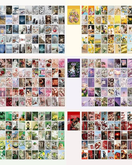 12 Sets 600 Sheets Washi Stickers for Journaling, Nature Season Festival Travel Flower Stickers Vintage Aesthetic Scrapbook Sticker Set for Bullet Journal Art Diary Card Craft Gifts Planner Notebook