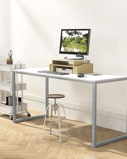 SHW Mission 48-Inch Home Office Computer Desk, White