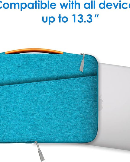 JETech Laptop Sleeve for 13-14Inch MacBook Air/Pro (M5/M4/M3/M2/M1,2020-2025), Waterproof Bag with Portable Handle and Pocket