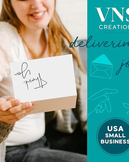 VNS Creations Thank You Cards With Envelopes Bulk Set & Stickers - 100 Pack 4x6 Blank Thank You Notes Bulk Box Set - Large Note Card Small Business, Wedding, Baby Shower & Bridal Shower - White