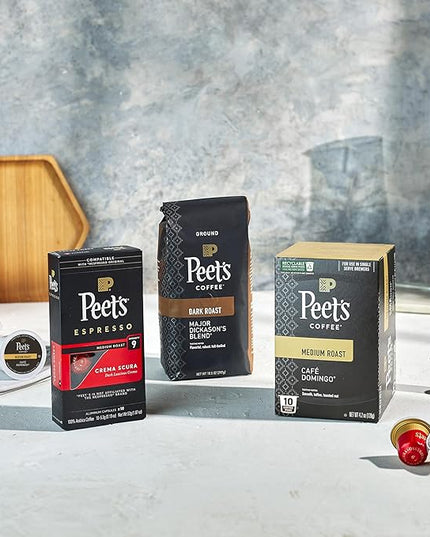 Peet's Coffee, Medium Roast Single Serve Coffee Pods, 100% Arabica Coffee - Big Bang, 32 Count (1 Box of 32 Pods)
