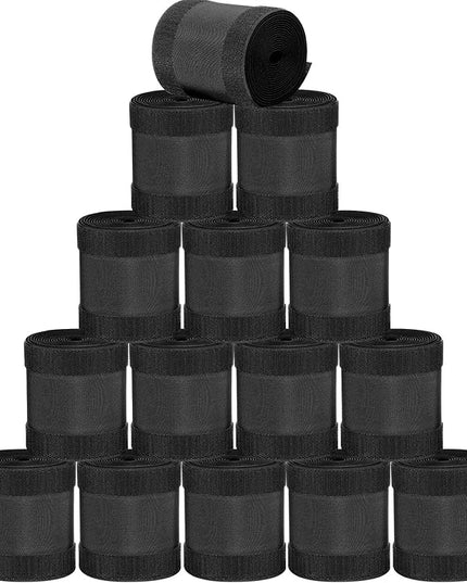 WILLBOND Carpet Cord Cover Cable Protector Floor Cover Cable Protector Management Only for Commercial Office Carpet(147.64 ft,Black)