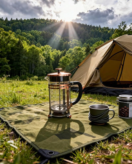 French Press Coffee Maker 34 oz, 304 Stainless Steel Double Mesh Filter, Borosilicate Glass, Heat-Resistant, BPA-Free, Large Capacity for Family & Office, Great Gift