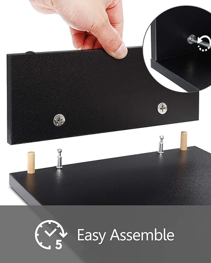 FITUEYES Monitor Stand - 2 Tier Computer Monitor Riser Shelf, Wood Desktop Stand for Laptop Computer Screen, Desk Organization, Office Supplies