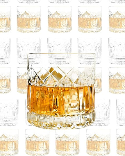 LEMONSODA Double Rock Old Fashioned Whiskey Glasses - Set of 36 Cocktail Glasses (12 fl. oz.) (Arch (Case of 36 Glasses)) [2066]