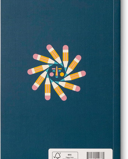 Compendium Softcover Journal – Remember, Ideas Become Things. – A Write Now Journal with 128 Lined Pages, 5″W x 8″H