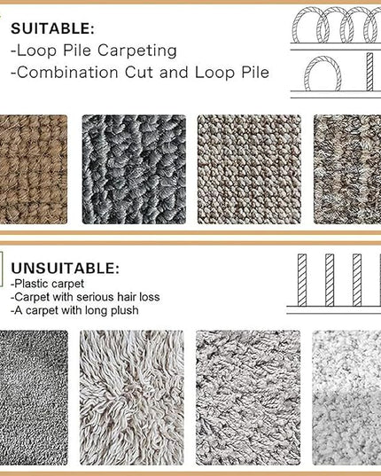 WILLBOND Carpet Cord Cover Cable Protector Floor Cover Cable Protector Management Only for Commercial Office Carpet(98.43 ft,Yellow and Black)