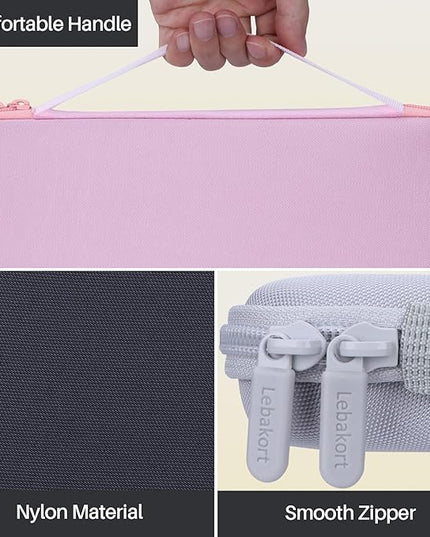 Hard Carry Case Compatible with Logitech MX Keys Mini Minimalist Illuminated Keyboard (Rose Case)