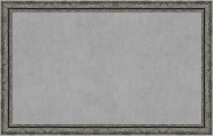 Amanti Art Black Framed Magnetic Board 28x44 Large Vision Board for use with Magnets, 100% Metal Sheet to Display Items as Office Decor or for Home Organization in mudroom, Kitchen or Kids Room