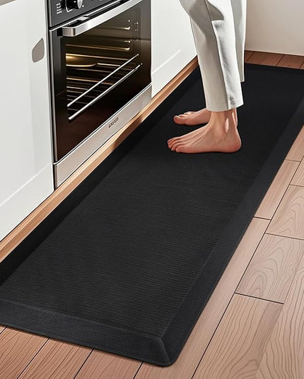 Anti Fatigue Kitchen Mats for Floor, 9/10 Extra Thick Cushioned Standing Desk Mat, Comfort Memory Foam Ergonomic Kitchen Rugs and Mats Non-Slip Waterproof for Office, Kitchen, Sink, 20" x 48"