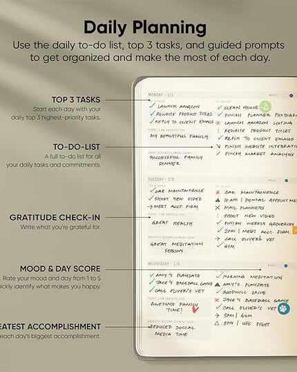 Dated, 2026 Planner, 5.8” x 8.3” - The #1 Productivity Planner to Achieve Your 2026 Goals - Planner 2026-2027 by PRODUCTIVITY STORE (A5, GREY)