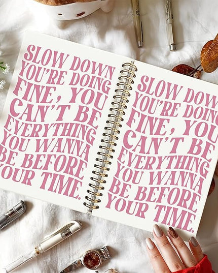 Inspirational Notebooks for Women, Daily Affirmation Journal, Positive Affirmation Gifts, Daily Affirmations, Encouragement Gifts for Women, Hardcover Spiral Notebook Journal 5.5x8.3 Inch