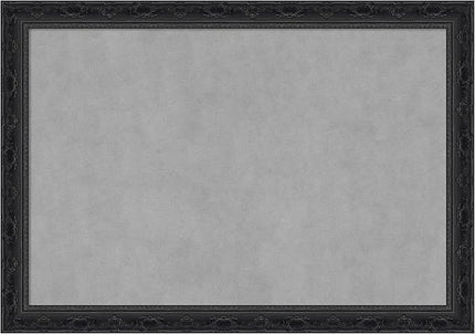 Amanti Art Black Framed Magnetic Board 28x40 Large Vision Board for use with Magnets, 100% Metal Sheet to Display Items as Office Decor or for Home Organization in mudroom, Kitchen or Kids Room