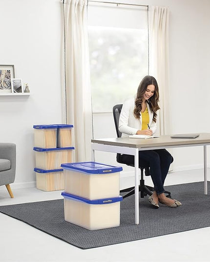 Bankers Box Heavy Duty 20" Plastic Letter File Box