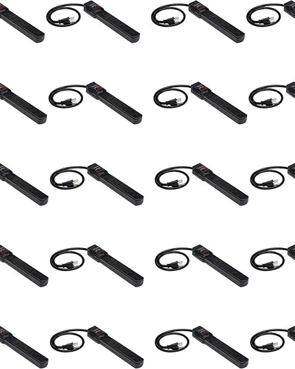 Amazon Basics 6-Outlet Surge Protector Power Strip with 200J Protection, Circuit Breaker, 2ft Extension Cord, Black, 20-Pack
