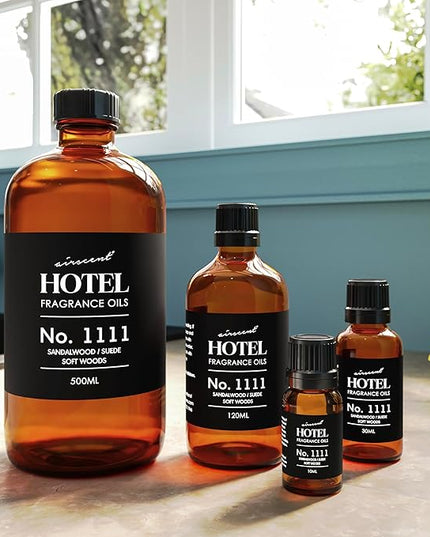 AirScent My Way Diffuser Oil Inspired by The 1 Hotel Miami Scent - Premium My Way Fragrance Oil for Ultrasonic and Waterless Diffusers and Crafting - 120 mL, 4 fl oz Glass Dropper Bottle