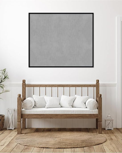 Amanti Art Black Framed Magnetic Board 41x49 Oversize Vision Board for use with Magnets, 100% Metal Sheet to Display Items as Office Decor or for Home Organization in mudroom, Kitchen or Kids Room