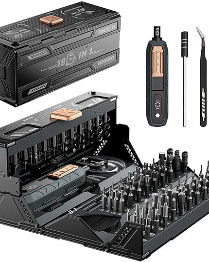 Precision Screwdriver Set with 21 Kinds of 160 Magnetic Bits, JAKEMY Multi-Bits Professional Laptop Screwdriver Repair Kit for Most Electronic Devices, Watch, Xbox, Console, Glasses, Doorbell, DIY