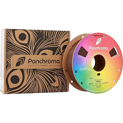 Panchroma PLA Brown 3D Printer Filament, 1.75mm, 1kg Spool, Easy to Print, High Speed Printing, Tangle Free, AMS Compatible, Perfect for Toys, Decor, Miniatures, Models & Cosplay