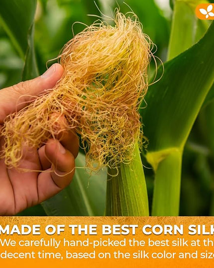 FreshDrinkUS, Dried Corn Silk 8oz | Premium Whole Corn Silk for Tea & Herbal Infusions | Naturally Air-Dried, Non-GMO, Caffeine-Free | Perfect for Daily Herbal Tea, DIY Blends & Natural Brewing