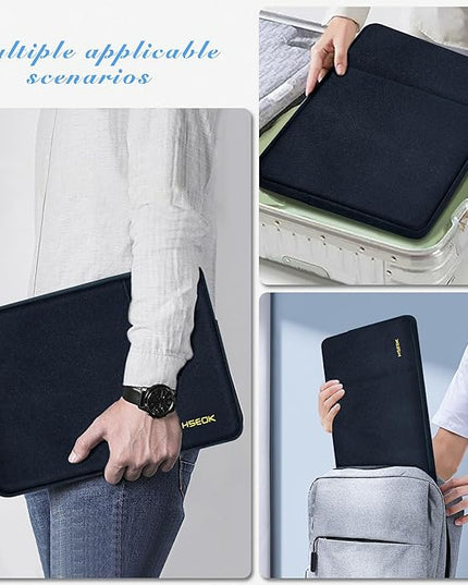 Hseok Laptop Case 13 Inch Sleeve Compatible with MacBook Air 13 M3 A3113 M2 A2681 M1 A2337 A2179 A1932/Pro 13 M2 M1 A2338 A2251 A2289 A2159 A1989 A1706 A1708, Classic Carry on Case,B01K01