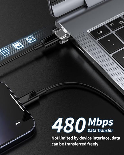 20 Pack USB to USB C Transparent Adapter,USB C Female to A Male Charger Converter Compatible with Apple Watch,iPhone 15 14 13 12 Pro Max Plus,Note,iPad 9 10 Air 5 Mini 6,Galaxy Pixel and etc.