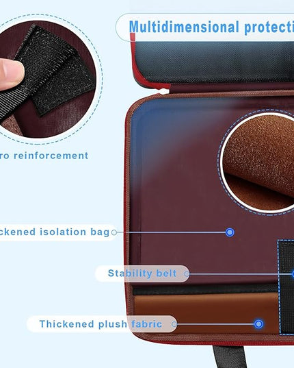 ZINZ Laptop Case 15 15.6 16 inch Sleeve, Expandable Computer Hand Bag with Multi-pockets Compatible with MacBook Pro 16 inch M4/M3/M2/M1, MacBook Air/Pro 15 inch and 15-16 inch Notebooks，B01RD01