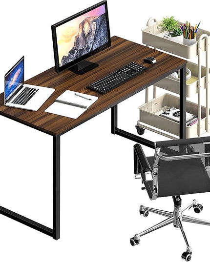 SHW Mission 40-Inch Home Office Computer Desk, Walnut