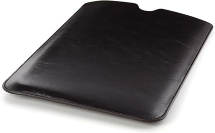 Dockem Executive Sleeve for MacBook Pro 13 (2016, 2017, 2018, 2019) & MacBook Air 13 Retina (2018 & 2019): Elegant Dark Brown Synthetic Leather Pouch Case, Slim, Simple, Professional Laptop Cover