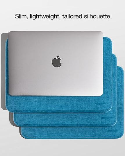 Incase ICON Sleeve with Woolenex - MacBook Air 13 inch M1, 2020, 2019, 2018 & MacBook Pro 13 inch 2019, 2018, 2017, 2016 Case - Fitted MacBook Case, Laptop Sleeve, Hard Cover, Durable (Boutique Blue)