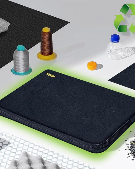 Hseok Laptop Case 13.3 Inch Sleeve Recycled Water Resistant Cover for MacBook Pro 14" M4 M3 M2 M1 and All Model 13.3" Mac Air/Pro, XPS 13 14 and Most Popular 13"-14" Notebooks,B01K01