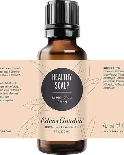 Edens Garden Healthy Scalp Essential Oil Blend- 100% Pure Premium Grade, Undiluted, Natural, Therapeutic, Aromatherapy, The Best for Skin, Face, Hair 30 ml (1 fl oz)