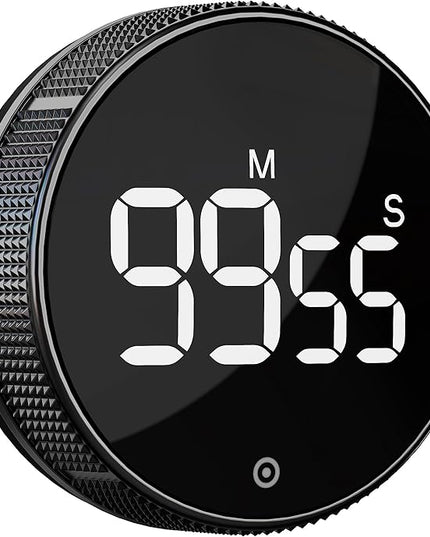 BlueSnail Kitchen Timer with LED Digital Display Smart Efficana for Home Classroom Gym Office, Volume and Brightness Adjustable Productivity Timer