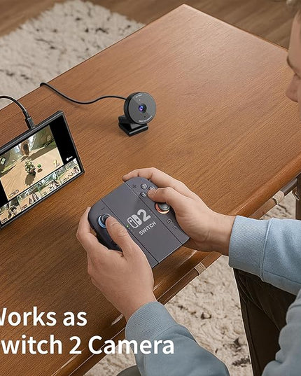 EMEET C950 Webcam for PC, 1080P Webcam with Microphone&Privacy Cover, Auto Light Correction, 70° FOV for Personal Use, Plug&Play Web Cam Protect Data, Perfect for Office Professionals&Remote Workers