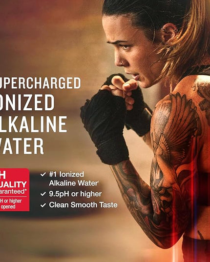 Essentia Water LLC, Ionized Alkaline Bottled Water; 99.9% Pure, Infused with Electrolytes, 9.5 pH or Higher with a Clean, Smooth Taste, 23.67 Fl Oz (Pack of 24)