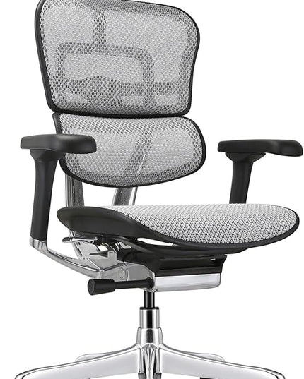 Ergohuman Eurotech ME7ERG GEN2 High Back Mesh Office Chair with Tilt Tension Control, Tilt Lock, Back Angle, Back Height, Synchro Tilt, Seat Height, Seat Depth, and Arm Height Adjustments, Grey