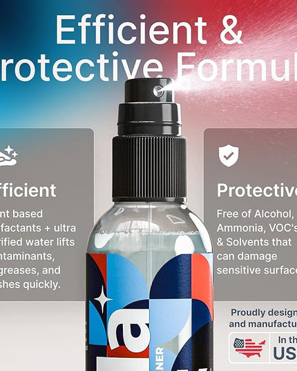 Koala Eyeglass Lens Cleaner Spray Kit | (1x) Glasses Cleaner Bottle + (1x) Microfiber Cloth | Alcohol Free Eyeglasses, Screen, and Camera Cleaning Kit | Made in USA (2 Piece Set)