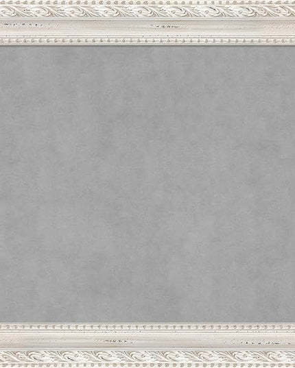 Amanti Art White Framed Magnetic Board 26x30 Medium Vision Board for use with Magnets, 100% Metal Sheet to Display Items as Office Decor or for Home Organization in mudroom, Kitchen or Kids Room