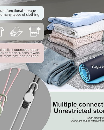 Nearockle Silicone Cable Ties Cord Organizer for Cable Management, 24PCS 4.2" and 7.1" Reusable Cable Organizer Electronic Accessories for Home, Office, Kitchen, School, Travel (4 Colors)