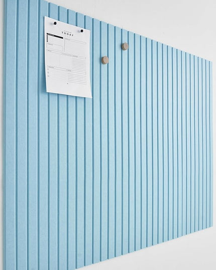 Large Bulletin Board 48x36- Office Wall Organizer to Replace Your Old Cork Boards for Walls for Office Decor -12-Pack Felt Wall Panels to Use in Home Office Decor, Classroom Decor (Baby Blue)