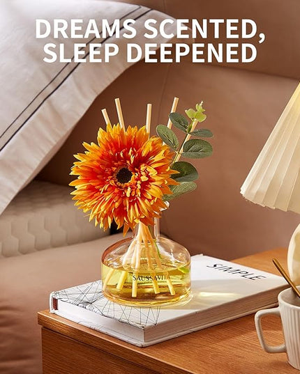 Reed Diffusers Set Grapefruit Scent, 7.10 oz Diffusers for Home with 7 Diffuser Sticks, Reed Diffuser for 120 Days, Perfect for Bathroom, Shelf Decor, Air Fresheners