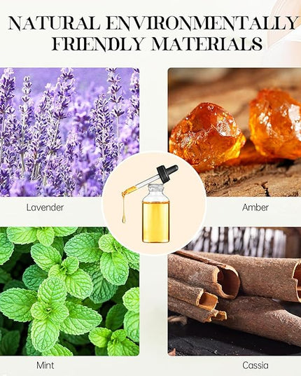 LEAMERR Reed Diffuser Sets Home Fragrance Essential Oil Diffuser Royal Rose Scent- 7 oz (210 ml) Fragrance Oil Diffuser for Bedroom Bathroom Home Décor Includes Reed Diffuser Sticks Scented Oils