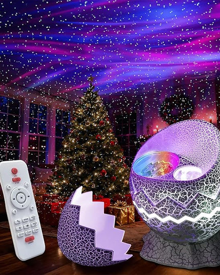 Rossetta Star Projector, Galaxy Light Projector White Noise Bluetooth Speaker with Remote Control, Aurora Projector Starry Night Light Projector for Kids Adults, Home Theater, Ceiling, Home Decor