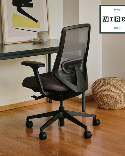 Branch Ergonomic Chair Pro - Mesh Office Chair with 14 Points of Adjustment - Height, Depth & Tilt Adjustable - 5D Armrests - Forward Tilt, Smooth Recline, and Lumbar Support - Boulder