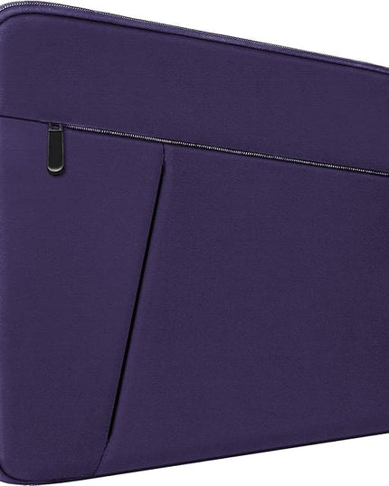 Laptop Case Bag 15.6 inch, Shockproof Protective Computer Carrying Cover with Front Pocket, Briefcase Handbags Laptop Sleeve for 15.6 inch HP, Dell, Acer, Asus, Notebook, Purple