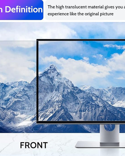 Peslv Computer Privacy Screen 34 Inch for 21:9 Curved Monitor, Removable 34inch Anti Blue Light Anti Glare Monitor Privacy Filter Shield